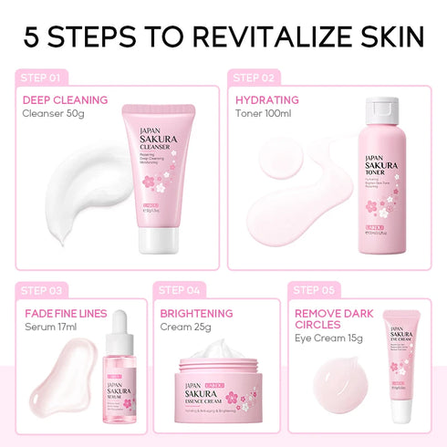 Laikou Japan Sakura - Skincare Set